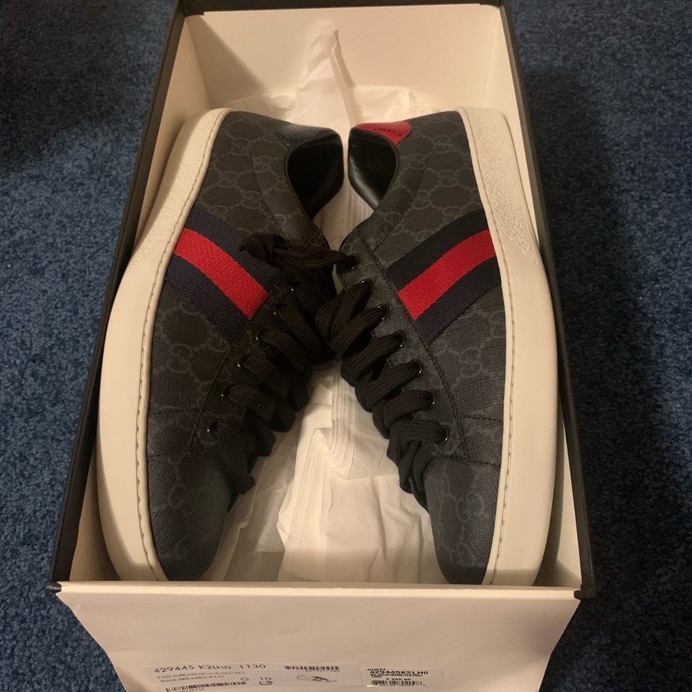 Gucci Ace Black/Grey